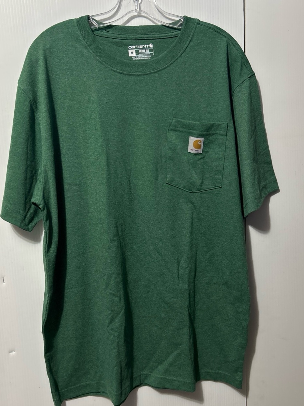 Carhartt Green Short-Sleeve Pocket Tee